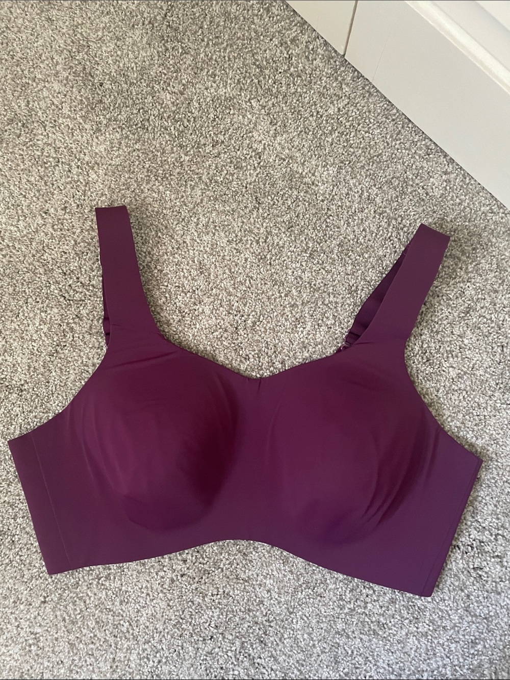 knix Catalyst Sports Bra Knix Sz 7 purple hook and eye closure adjustable straps